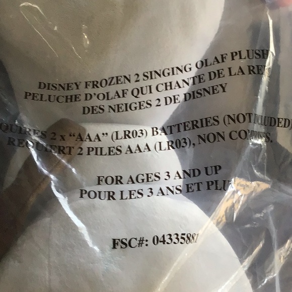 Disney Frozen II Plush Singing Olaf - Picture 3 of 9